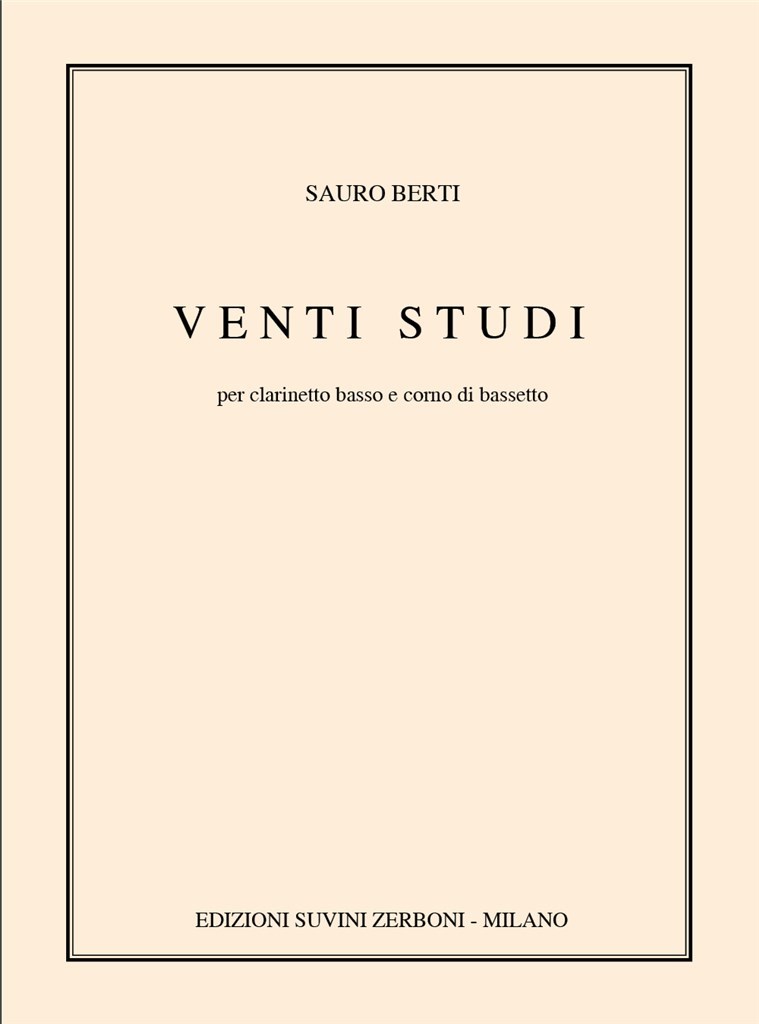 Venti Studi per Clarinetto